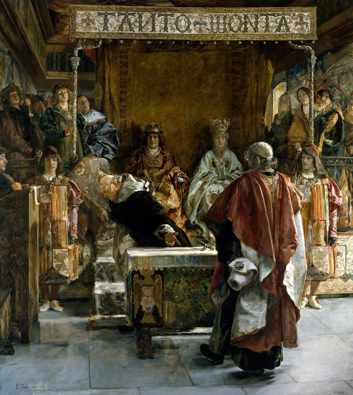Vyhnání Židů ze Španělska (rok 1492) od Emilio Sala Francés