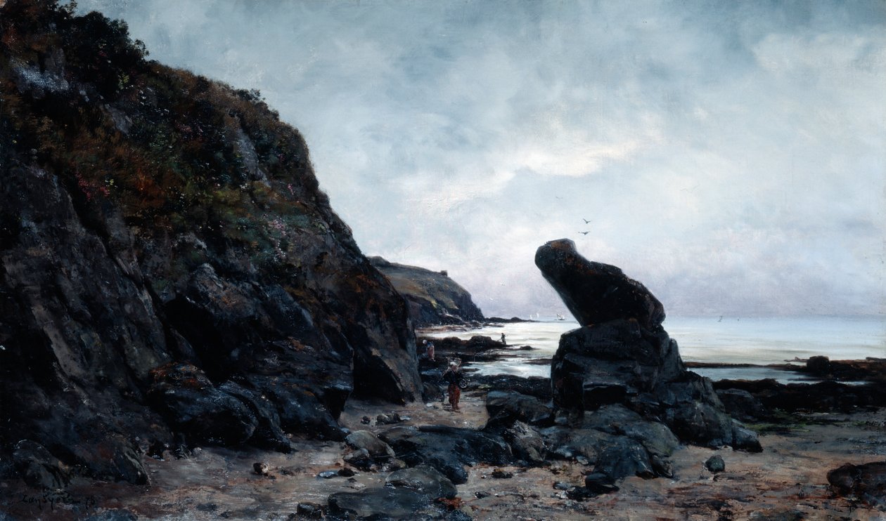 U skal při odlivu, 1878 od Emmanuel Lansyer