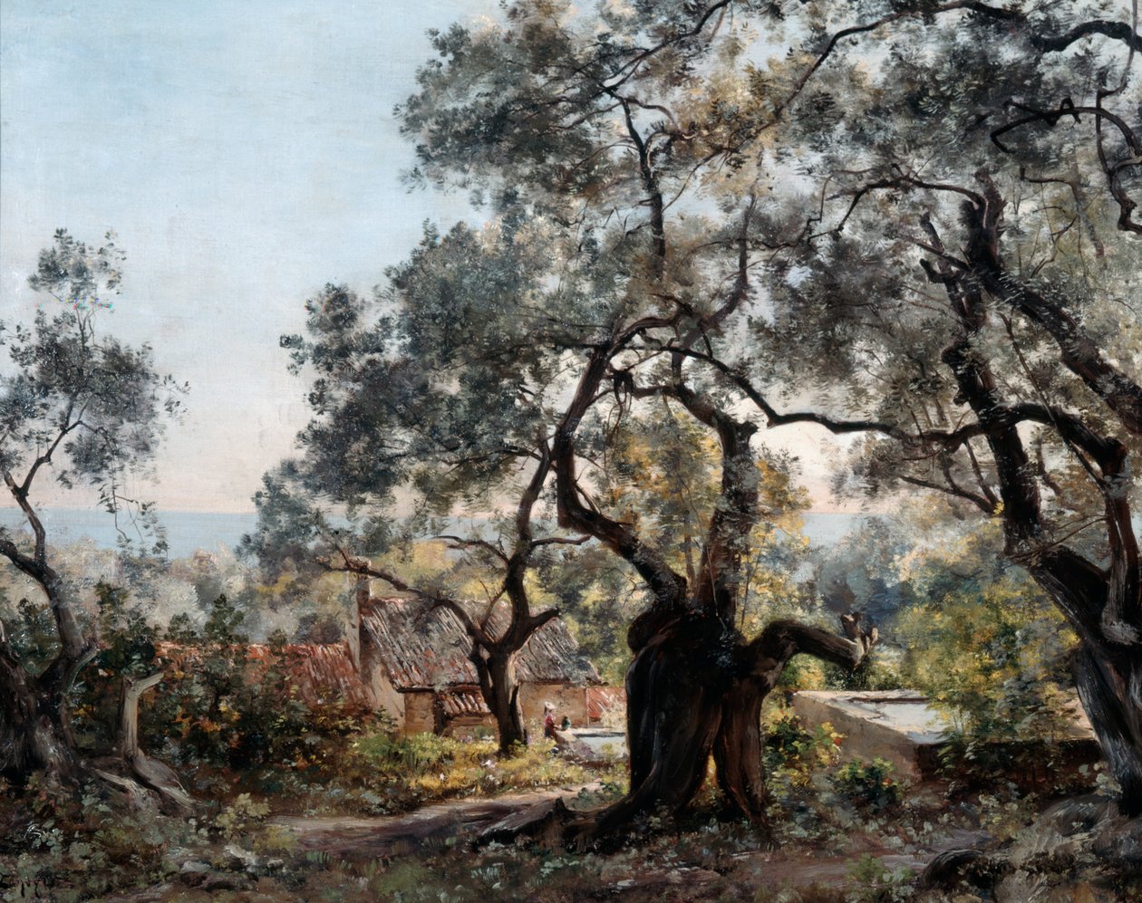 Lodola, blízko Mentonu, 1892. od Emmanuel Lansyer