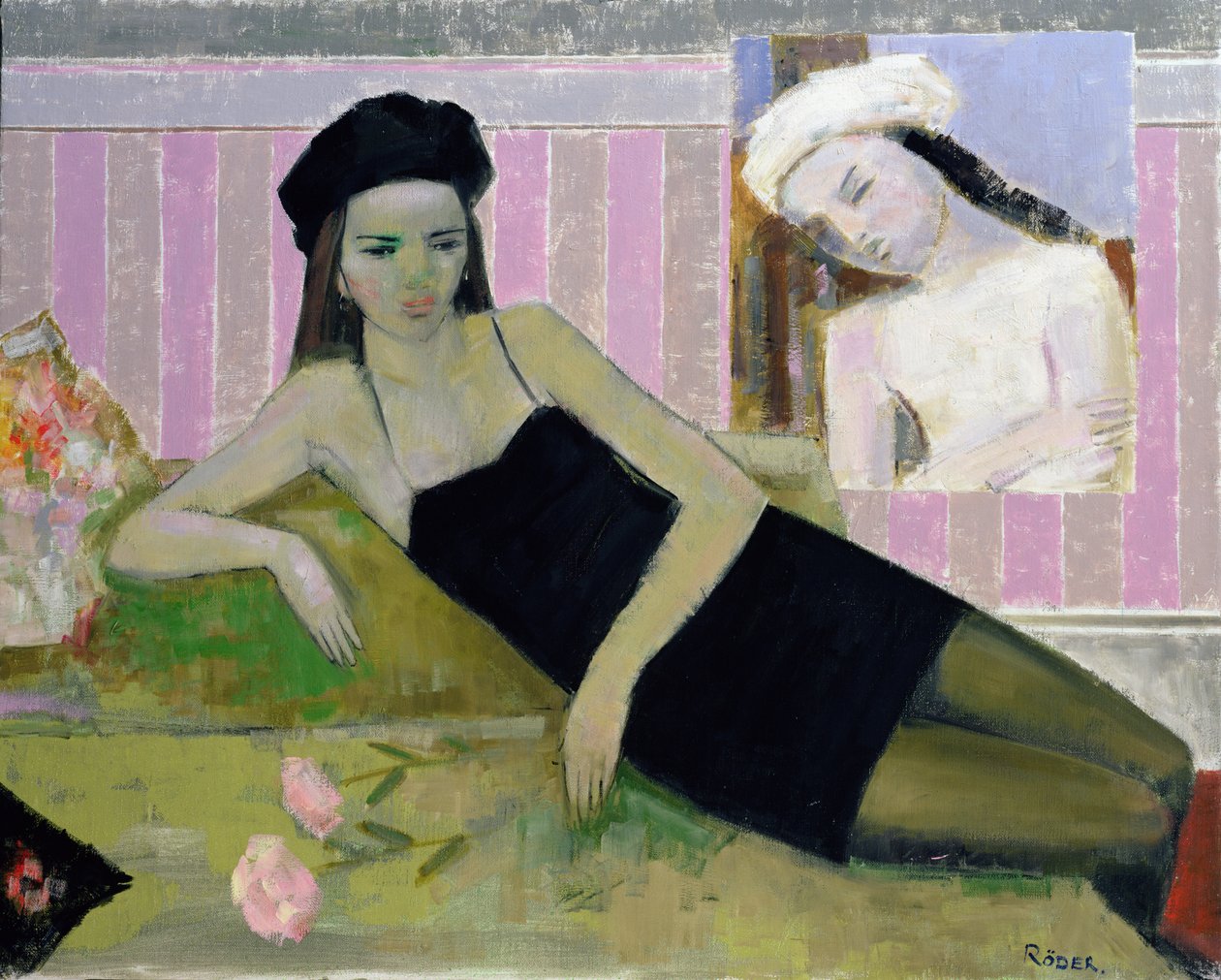 Antoinette a detail od Balthuse od Endre Roder