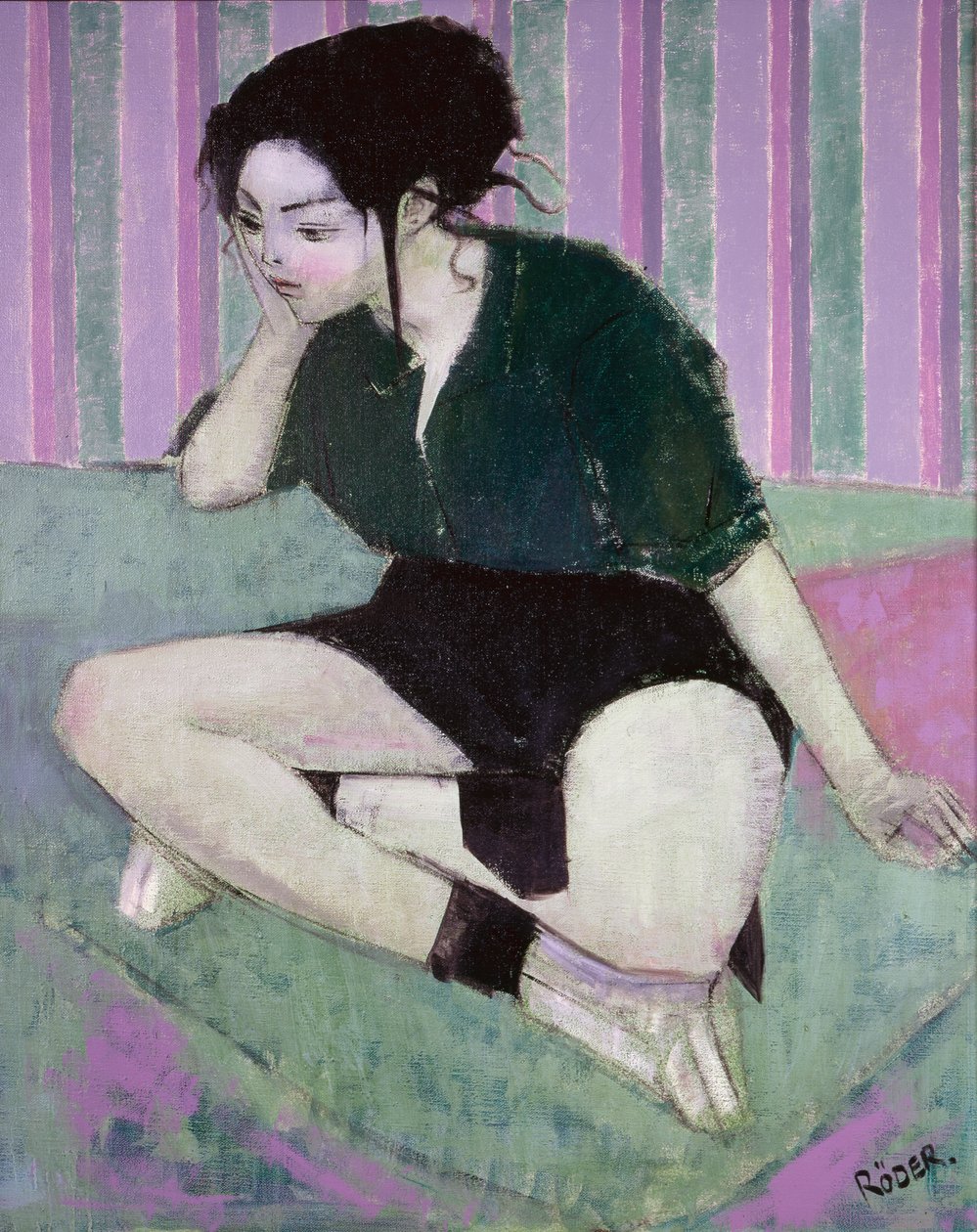 Liz (olej na plátně) od Endre Roder