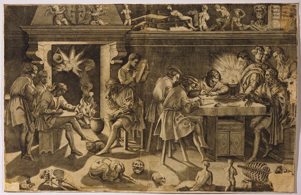 Akademie Baccia Bandinelliho, 1547 od Enea Vico