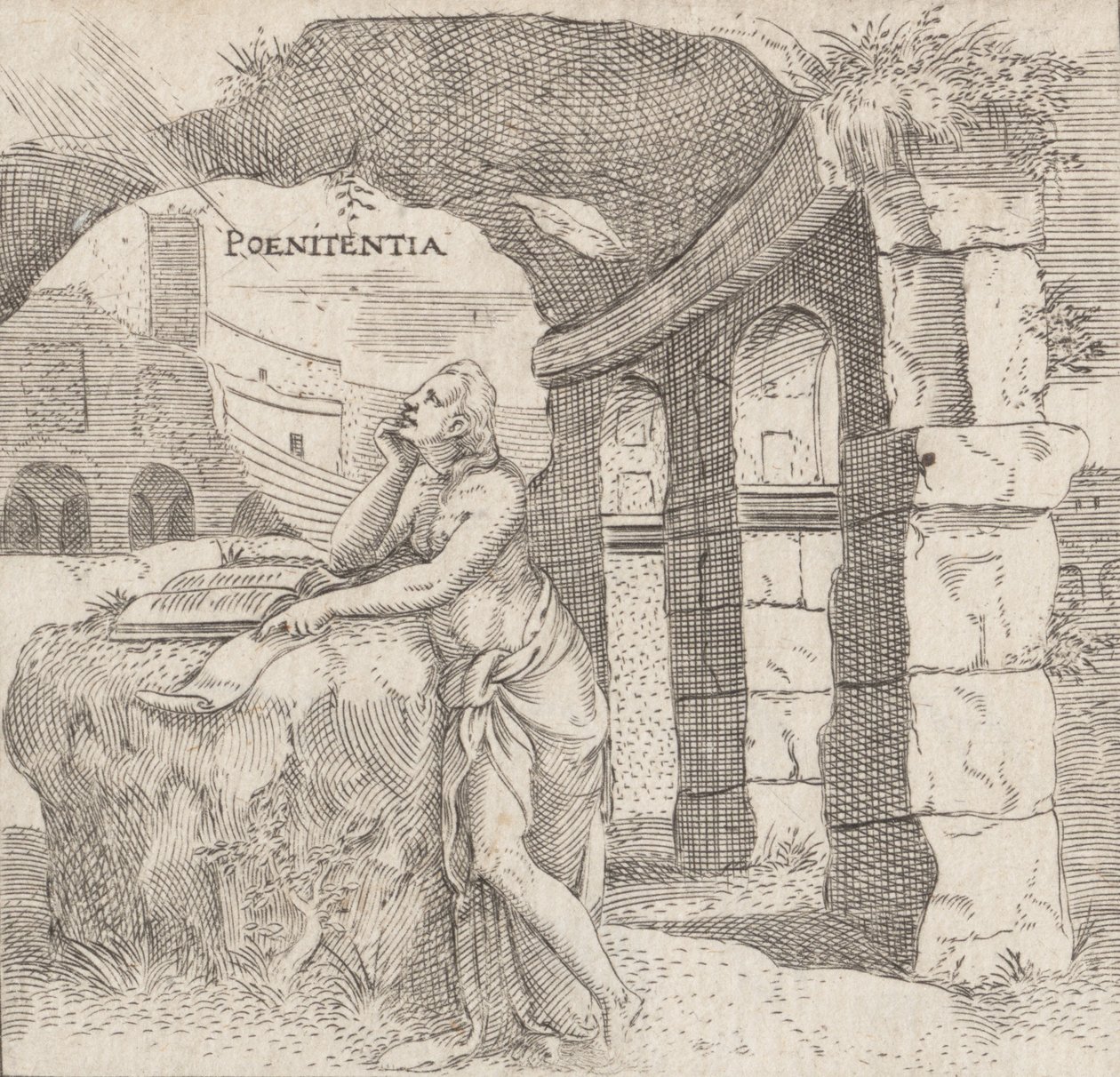 Penitence Penitence, ca. 1545-50. od Enea Vico