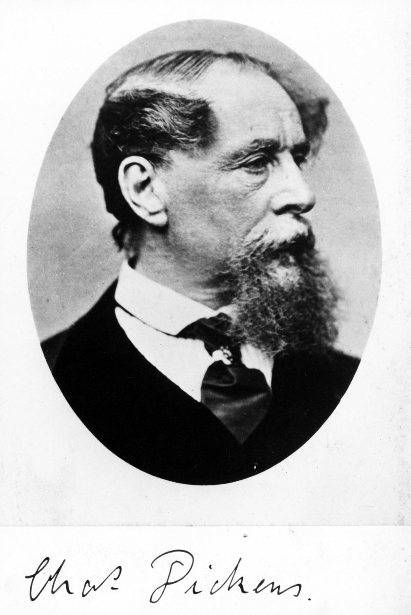 Charles Dickens, kolem 70. let 19. století od English Photographer