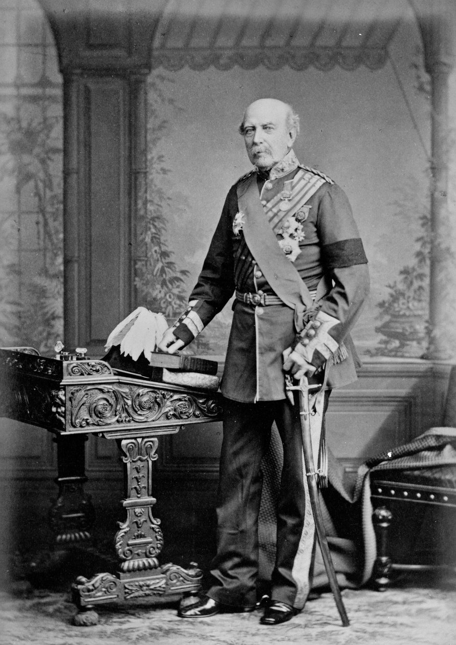 Generál Sir WF Williams, 1856 od English Photographer