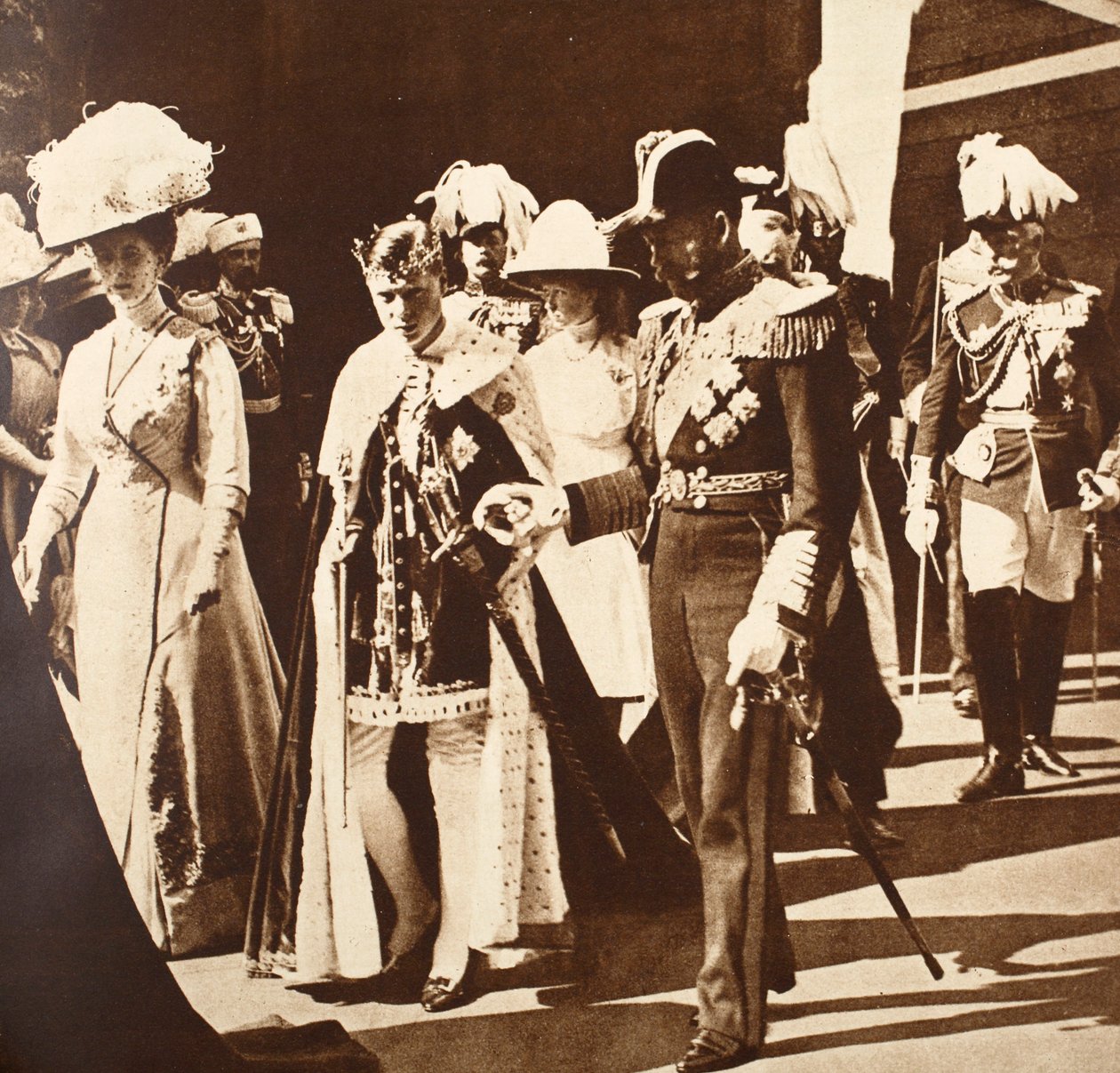 Investitura krále Edwarda VIII jako prince z Walesu, 1911 od English Photographer