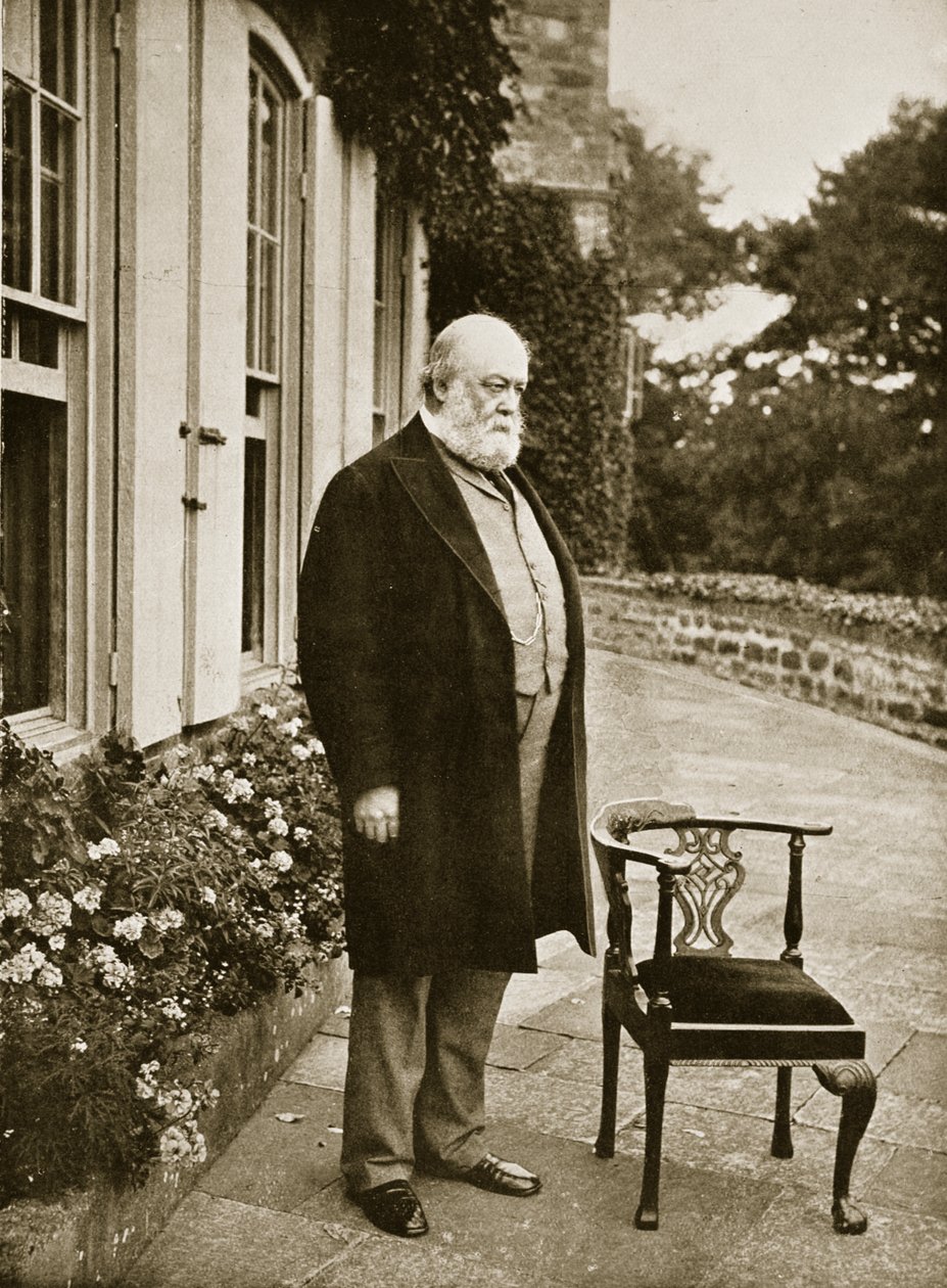 Lord Robert Cecil, markýz ze Salisbury (sépiová fotografie) od English Photographer