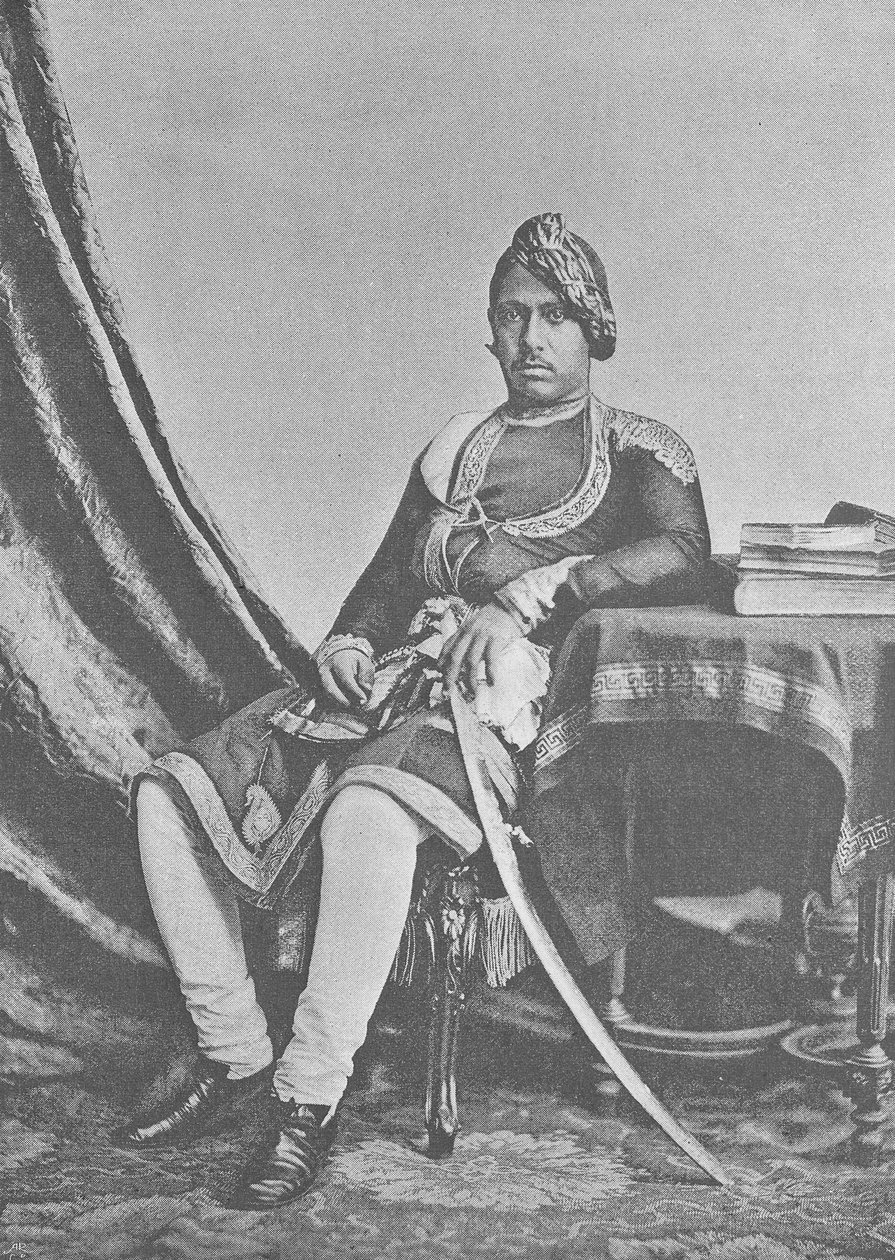 Maharaja Jashwant Singh z Bharatpuru od English Photographer