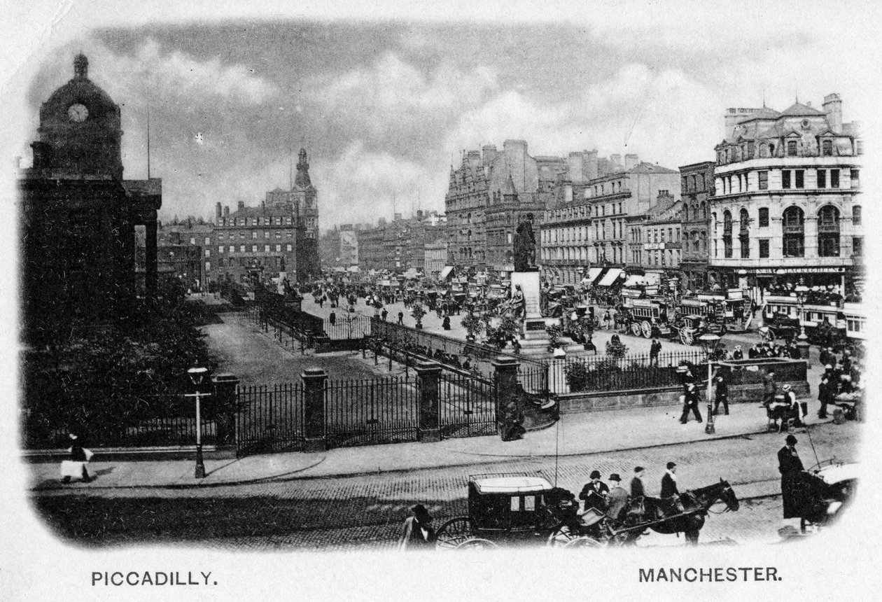 Piccadilly, Manchester od English Photographer