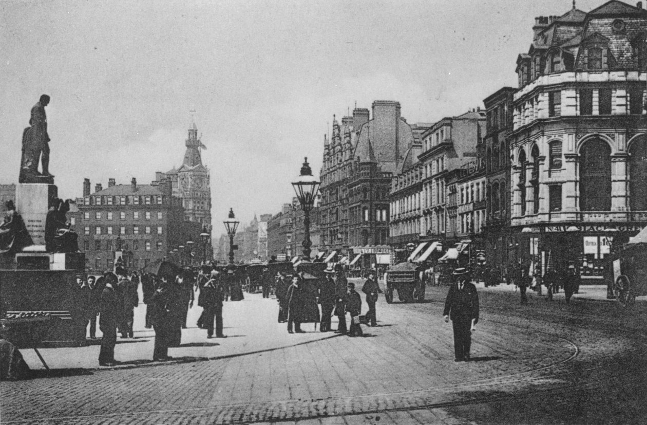 Piccadilly, Manchester, kolem roku 1910 od English Photographer