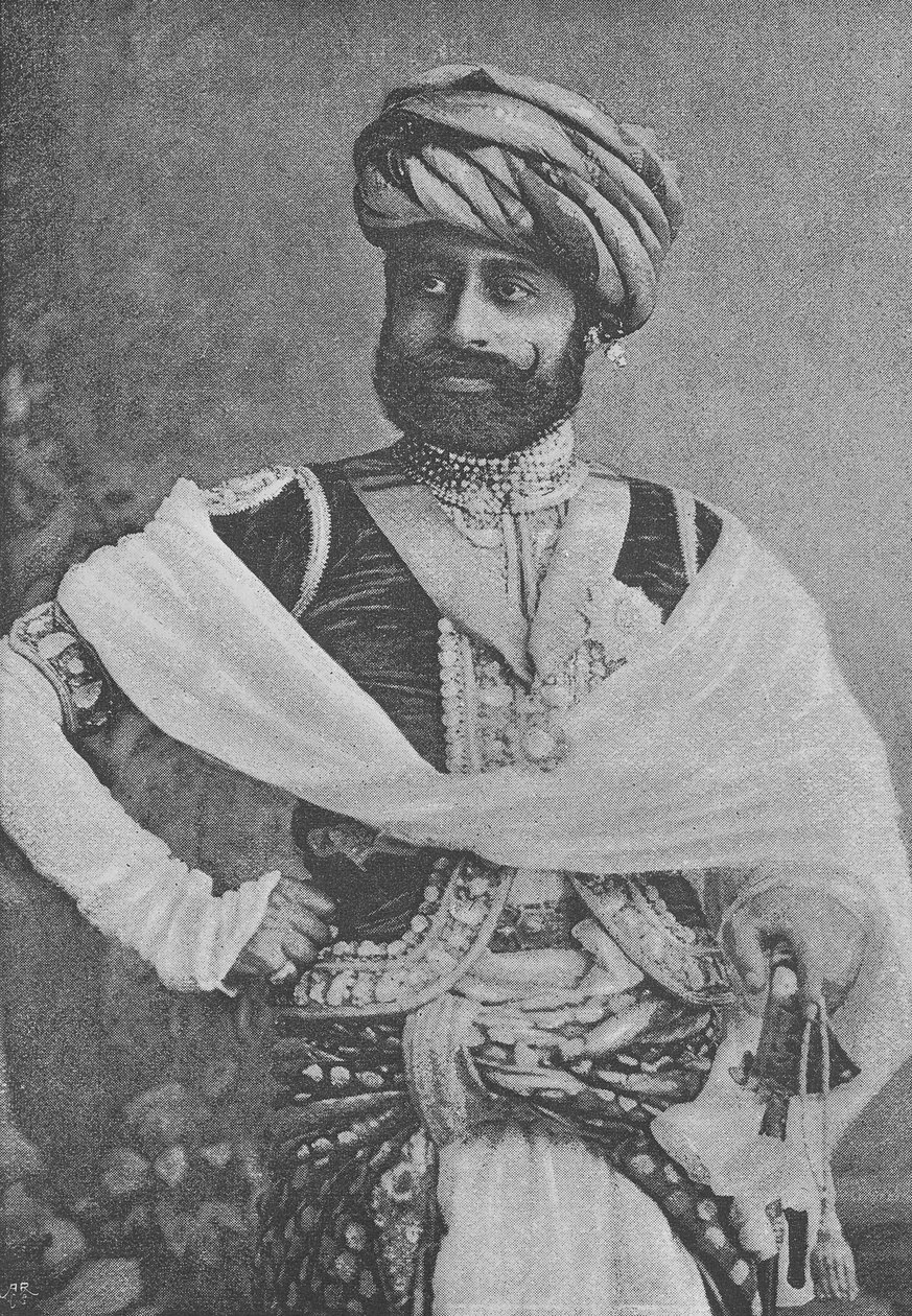 Thakore Saheb Waghaji Toto je Rawaji od English Photographer
