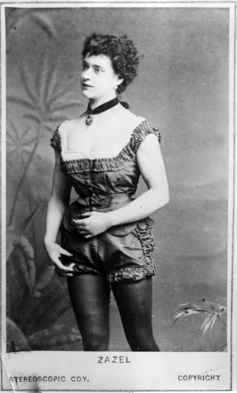 Zazel, kolem roku 1877 (tisk alba) od English Photographer