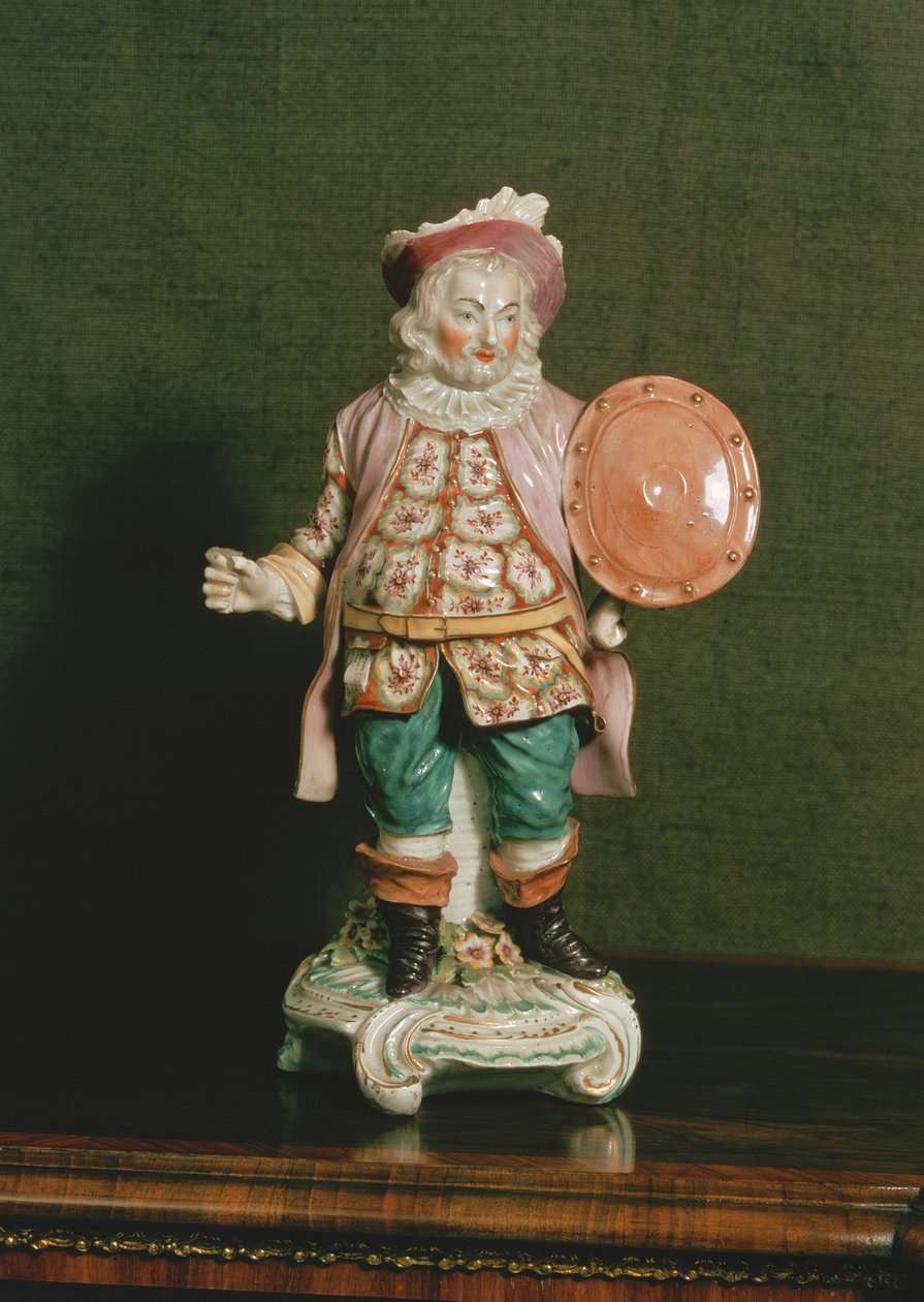 Derby postava Falstaffa (porcelán) od English School