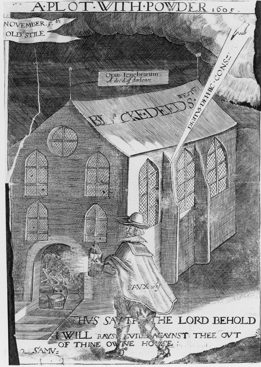Spiknutí s práškem, 1605 od English School
