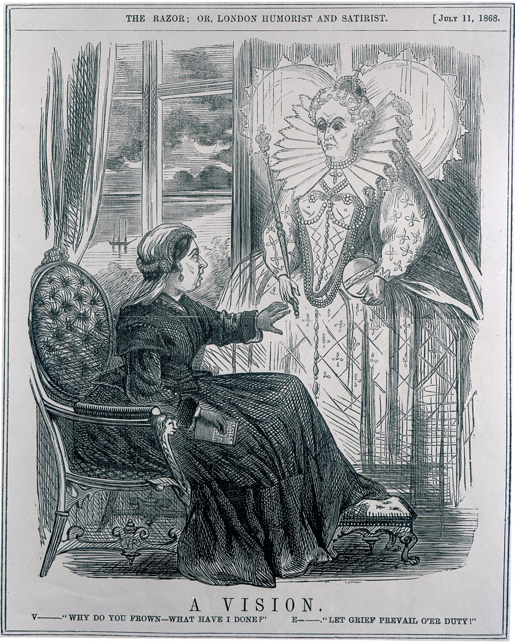 A Vision, 1868 od English School