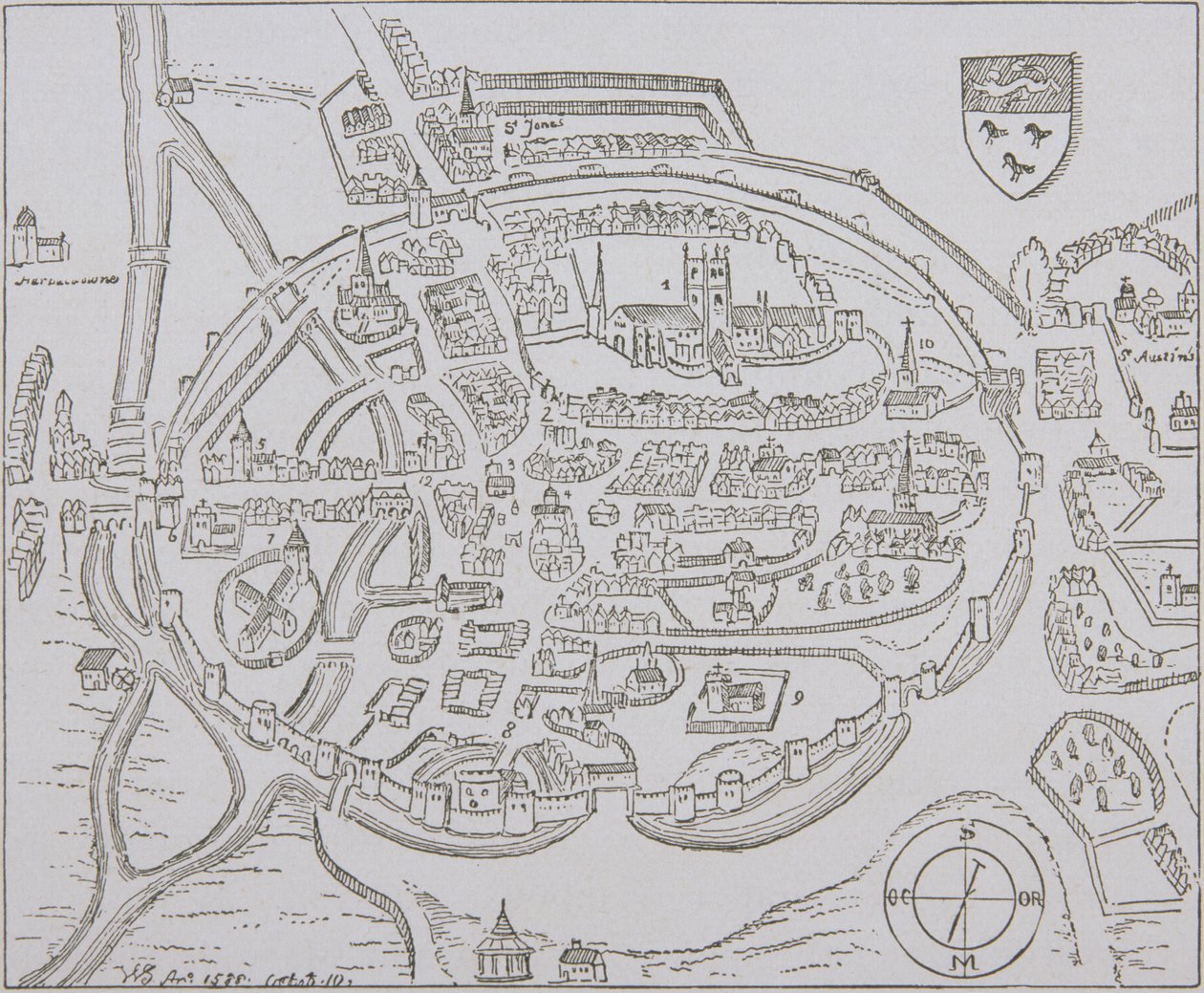 Canterbury, 1588 od English School