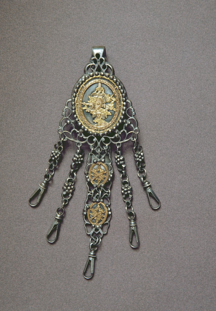 Chatelaine, konec 18. století (ocel) od English School