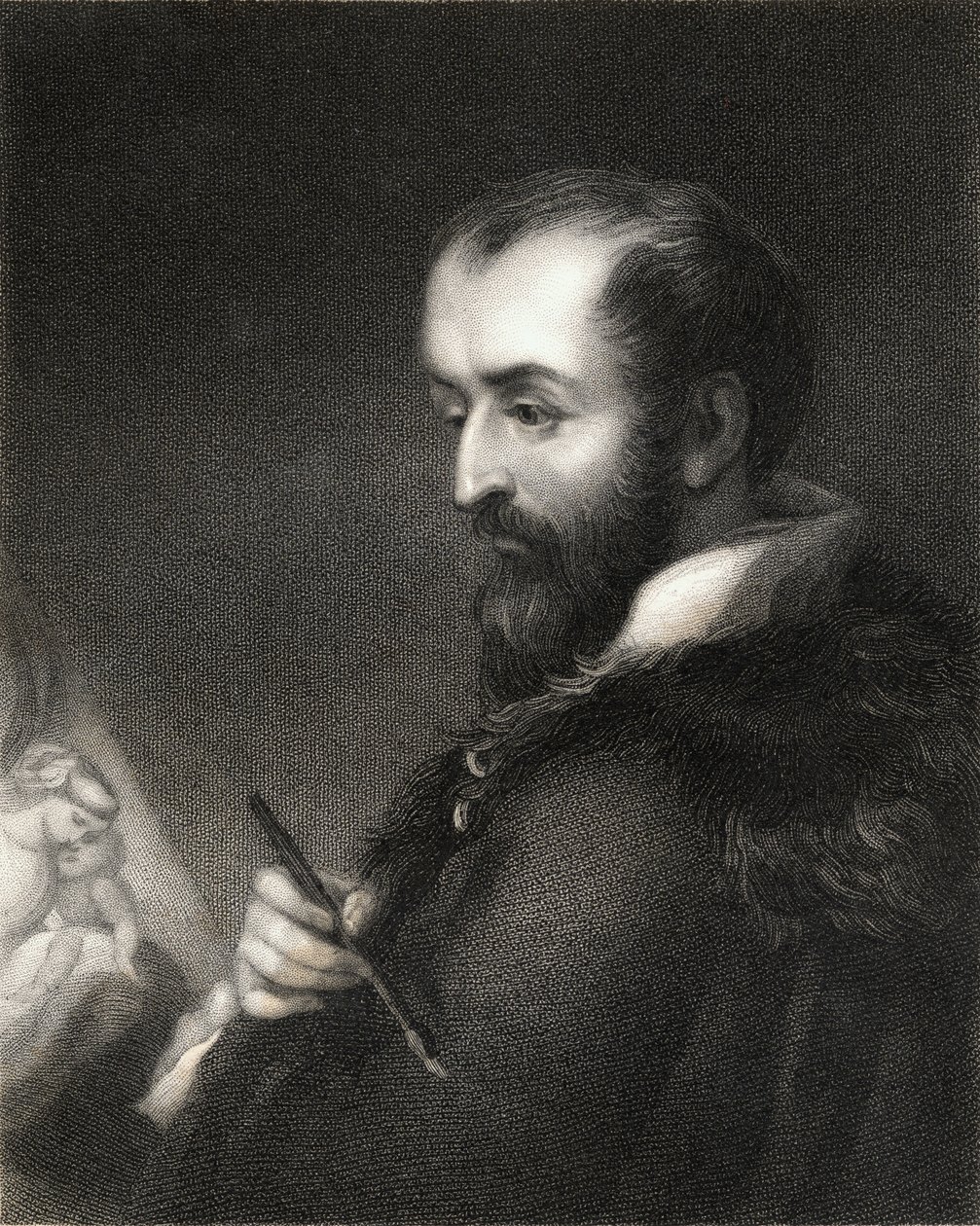 Correggio (1494-1534) z "Galerie portrétů", vydáno 1833 od English School