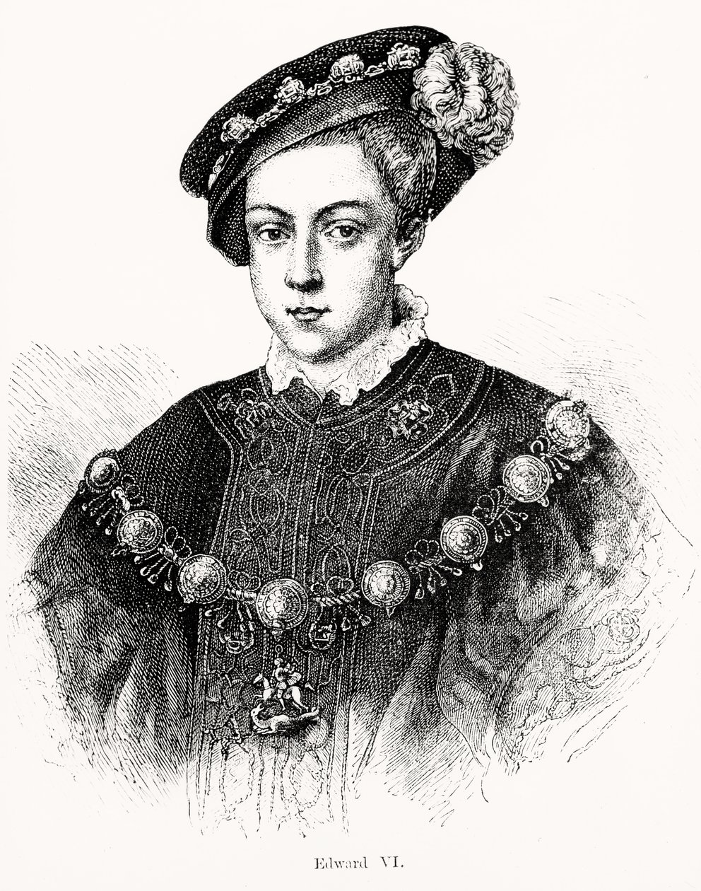 Edward V (1537-53) od English School