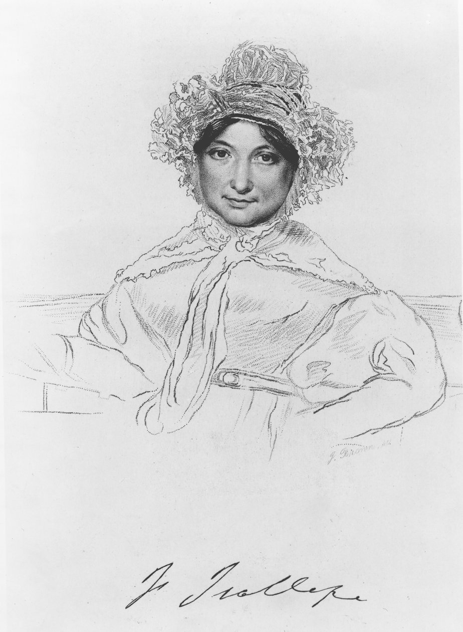 Frances Trollope (1780-1863) ryl F.Brown od English School