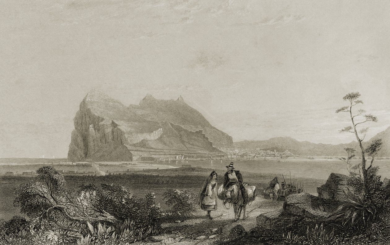 Gibraltar z Dolní signální věže od English School