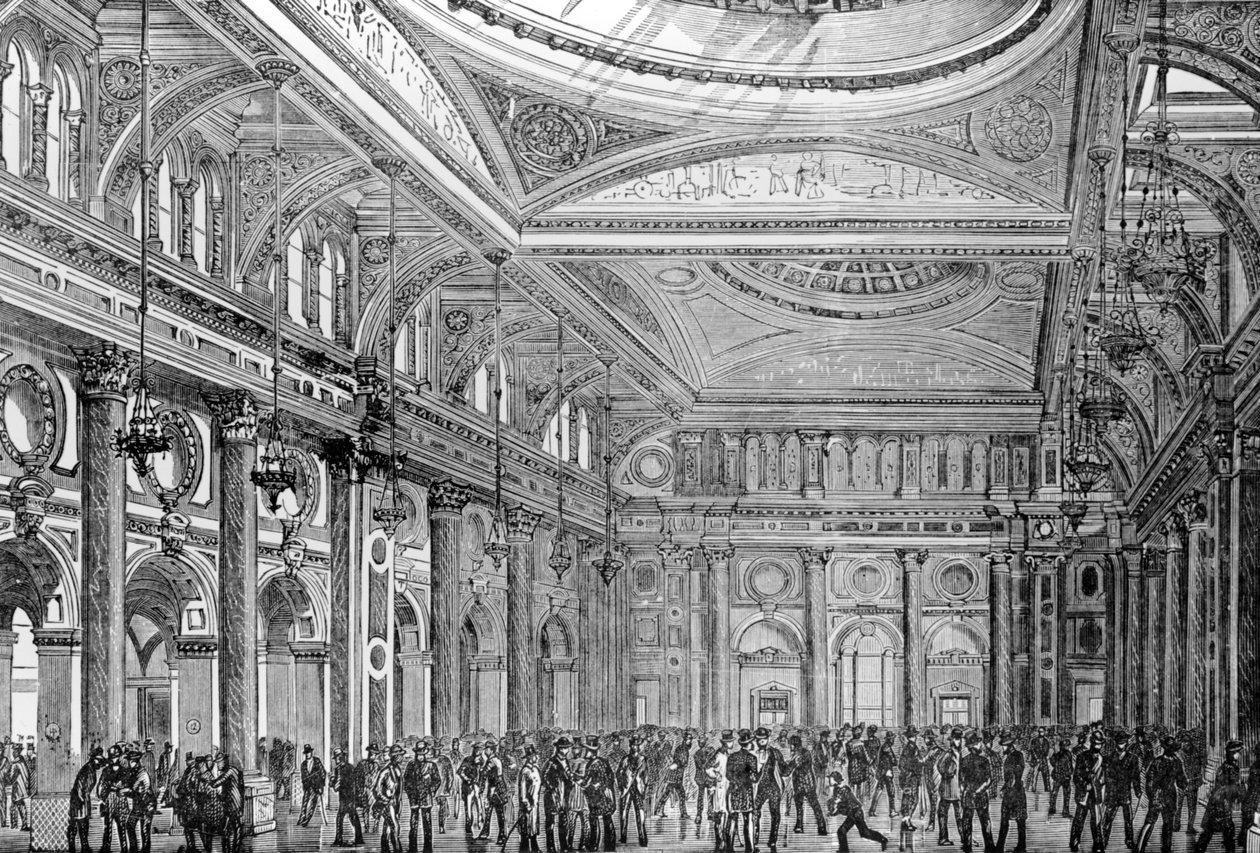 Interiér Royal Exchange, Manchester od English School