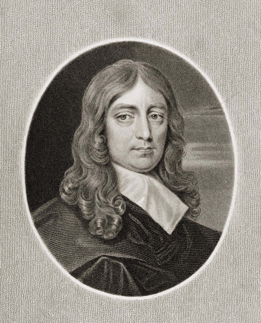 John Milton (1608-74) z „Gallery of Portraits“, vydané v roce 1833 od English School