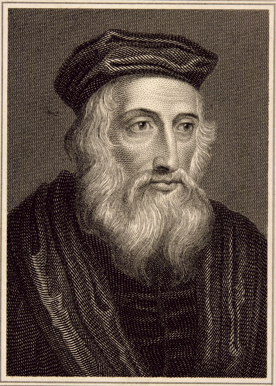 John Wycliffe (asi 1330-84) od English School