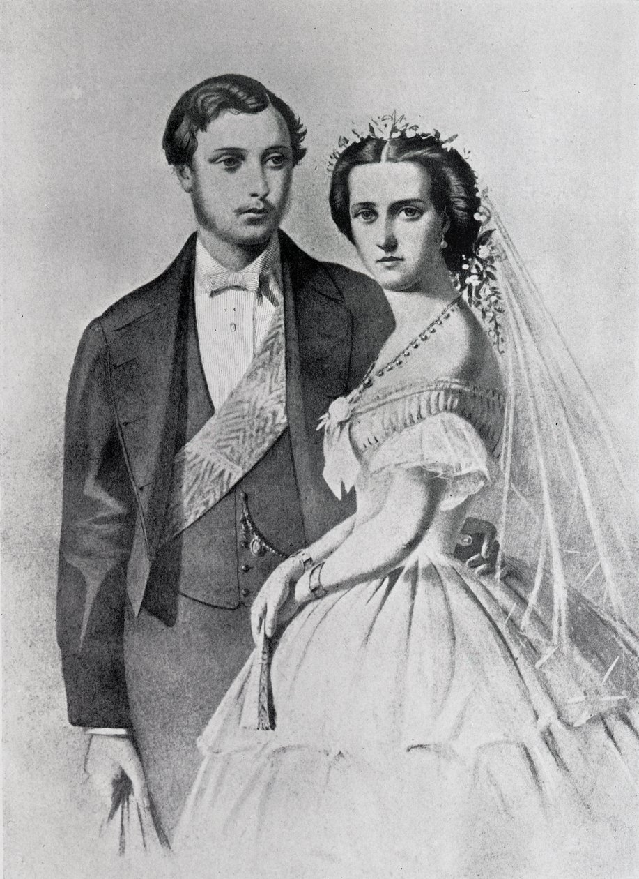 Král Edward a královna Alexandra v době jejich manželství od English School