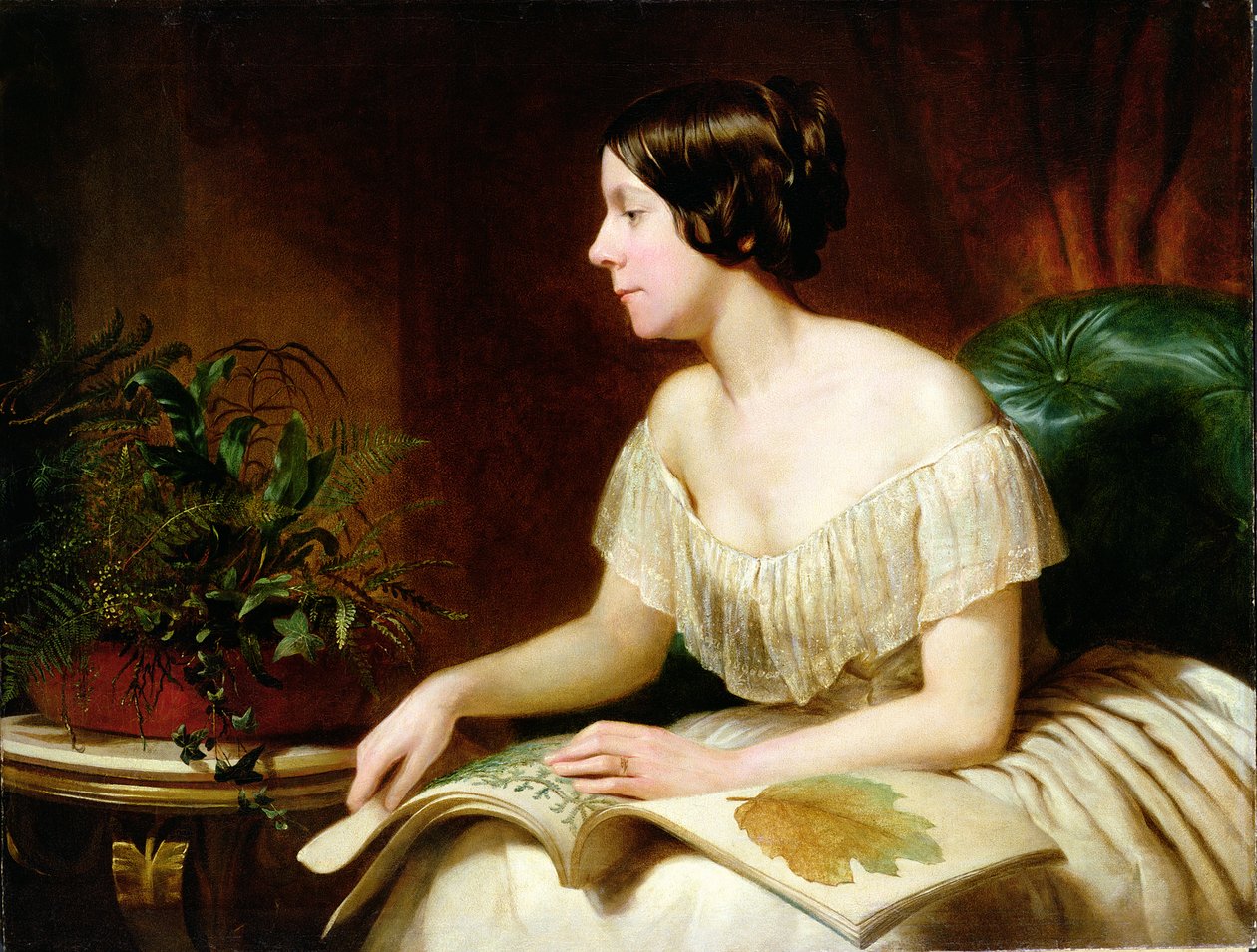 Slečna Anne Pratt (1806-93), slavná botanička od English School