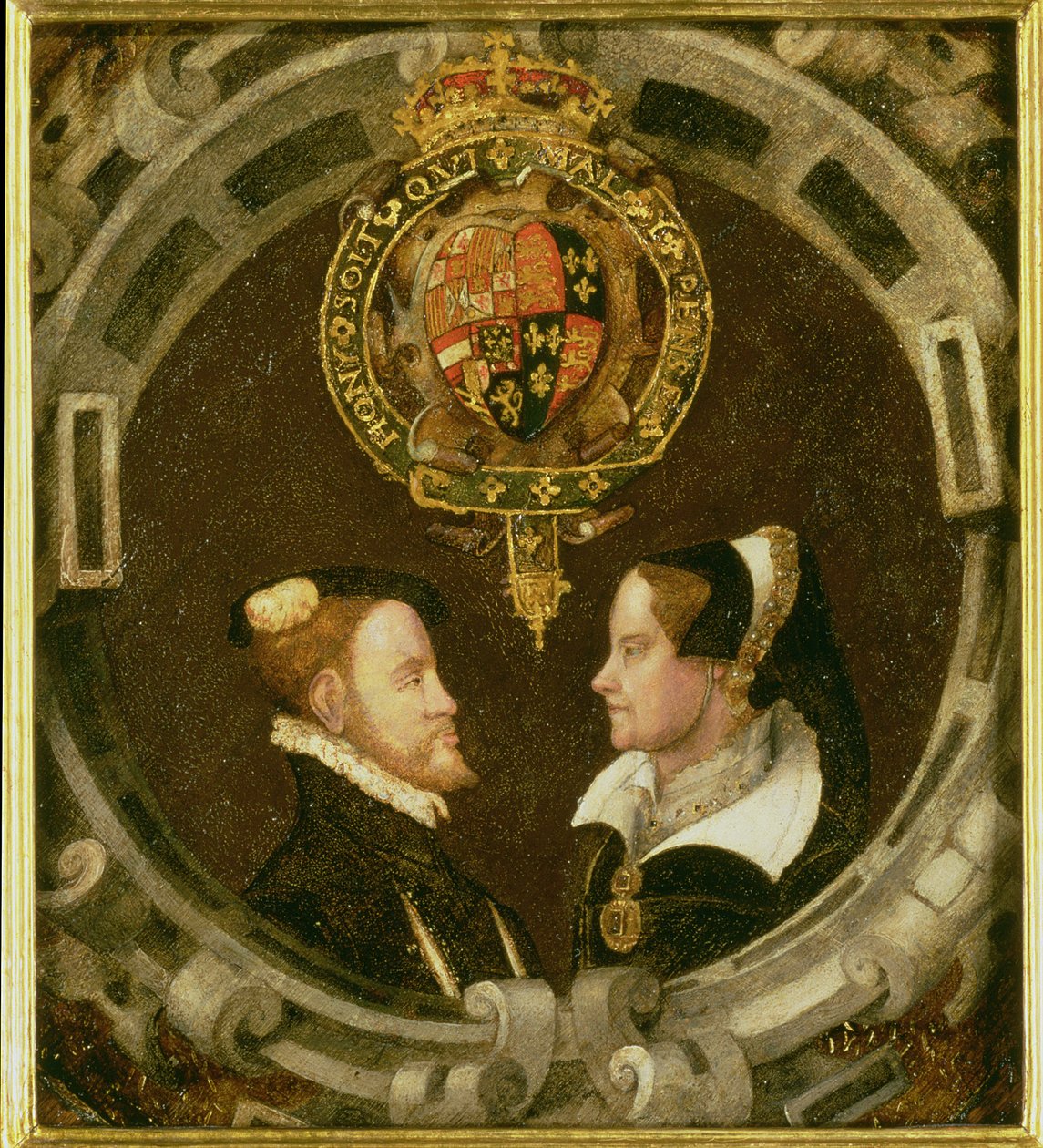 Filip a Marie I. (1519-58), kolem 1555 od English School