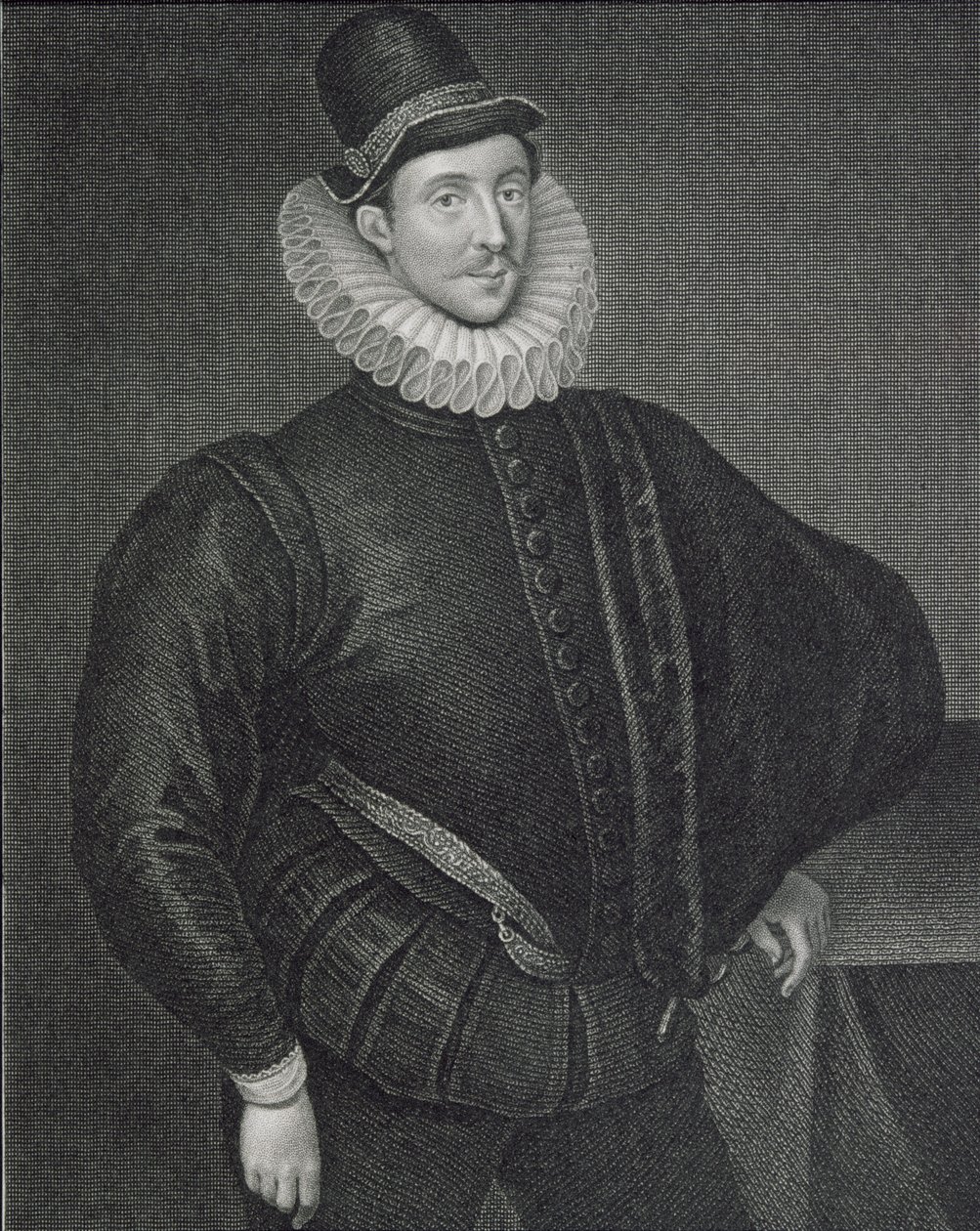 Portrét Fulke Greville (1554-1628) 1. baron Brooke, z 