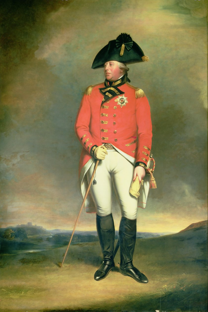 Portrét krále Jiřího III. (1738-1820) kopie obrazu Williama Robinsona (1799-1839) 1831 od English School