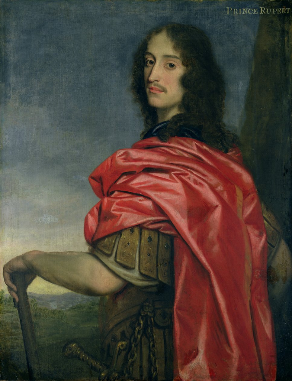 Portrét prince Ruperta (1619-82) od English School