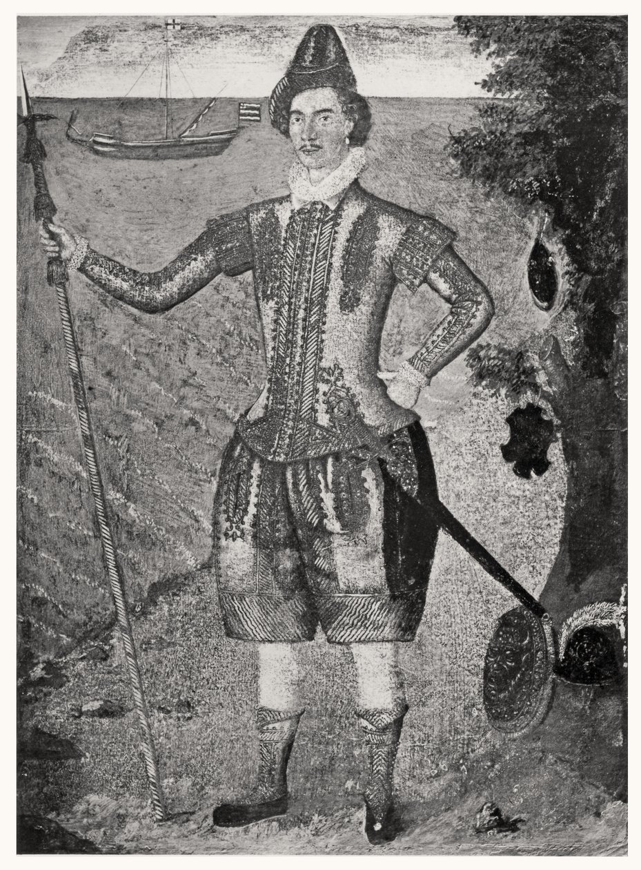 Portrét sira Francise Drakea (asi 1540-96) od English School