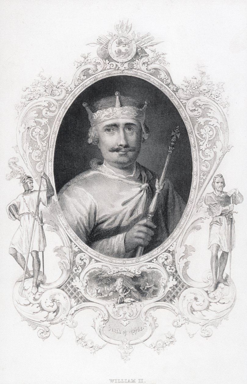 Portrét Viléma II (1056-1100) od English School