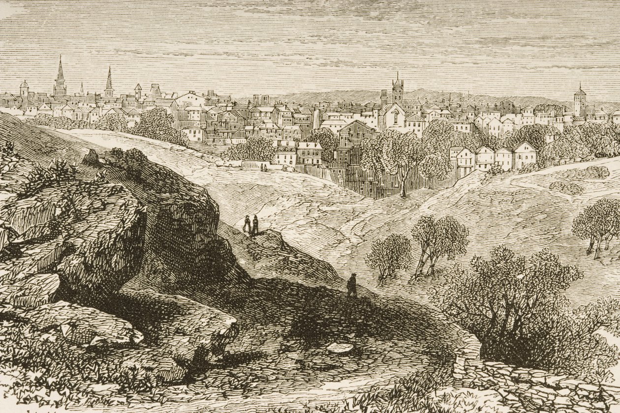 Salem, kolem roku 1870, z 