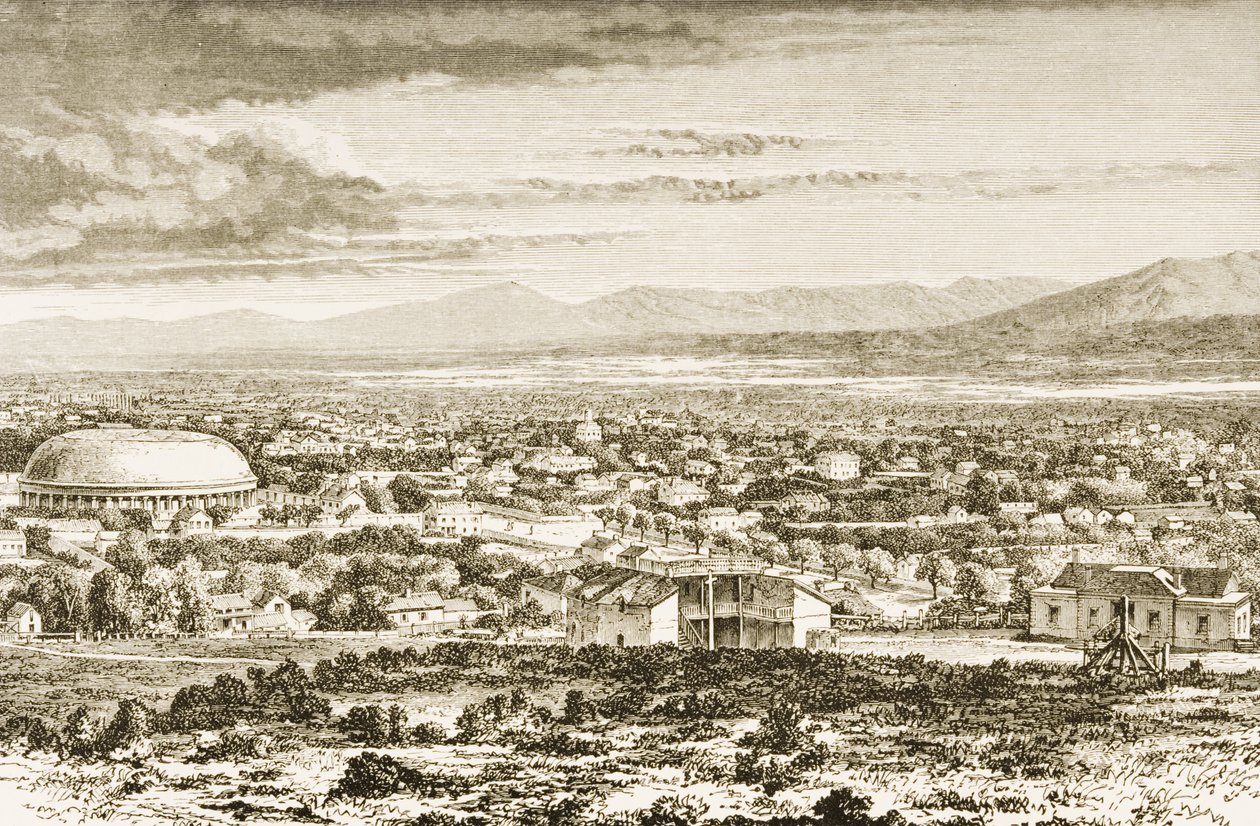 Salt Lake City v roce 1870, z 
