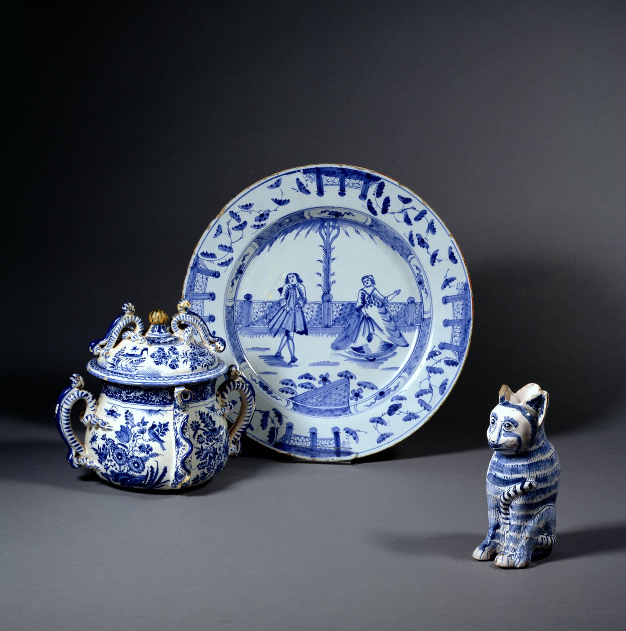 Selection of Delftware, c.1670 (keramika) od English School