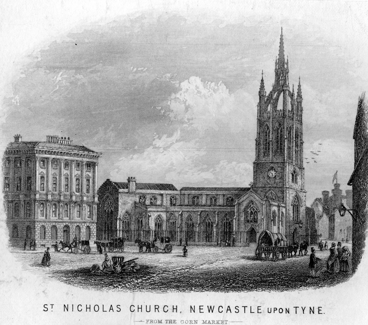 Kostel sv. Mikuláše, Newcastle-Upon-Tyne od English School