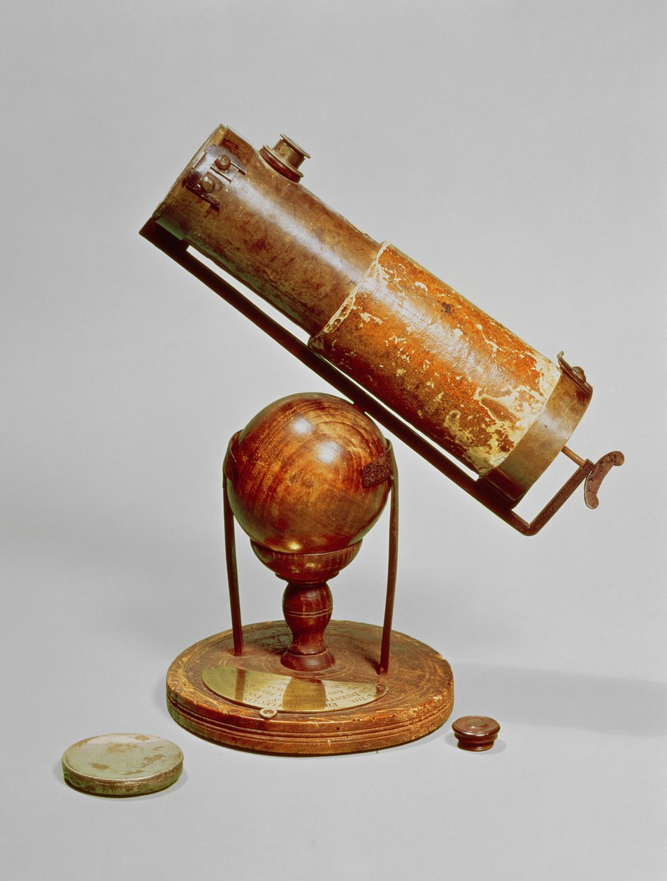 Dalekohled patřící siru Isaacu Newtonovi (1642-1727) 1671 od English School
