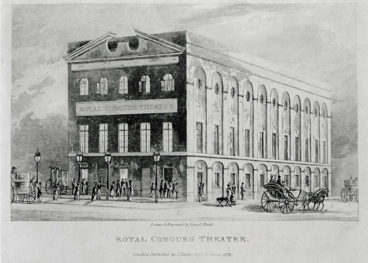 Divadlo Royal Coburg, Surrey, 1826 od English School