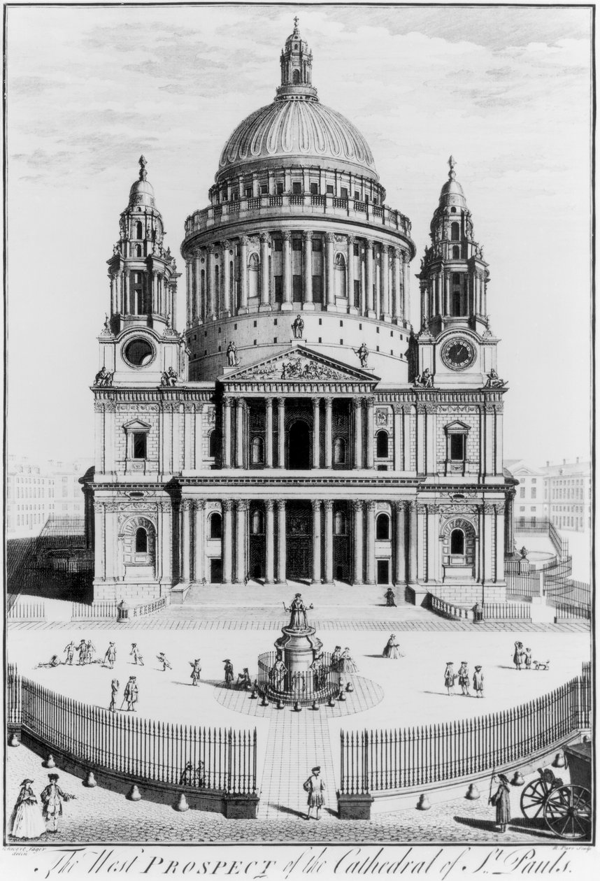 The West Prospect of St. Paul