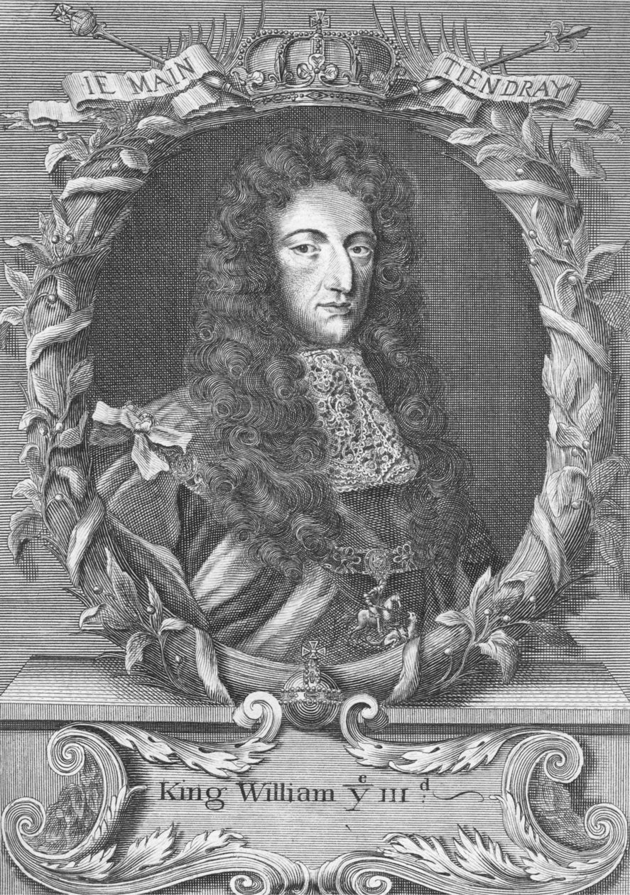 William III (1650-1702) Stadholder a král Anglie od English School