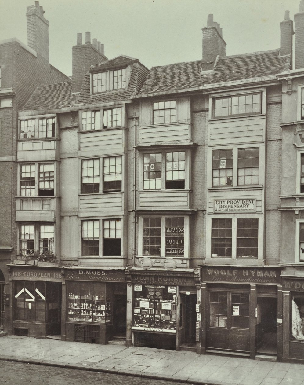 145-148 Aldersgate Street, Londýn, 1879 od English Photographer