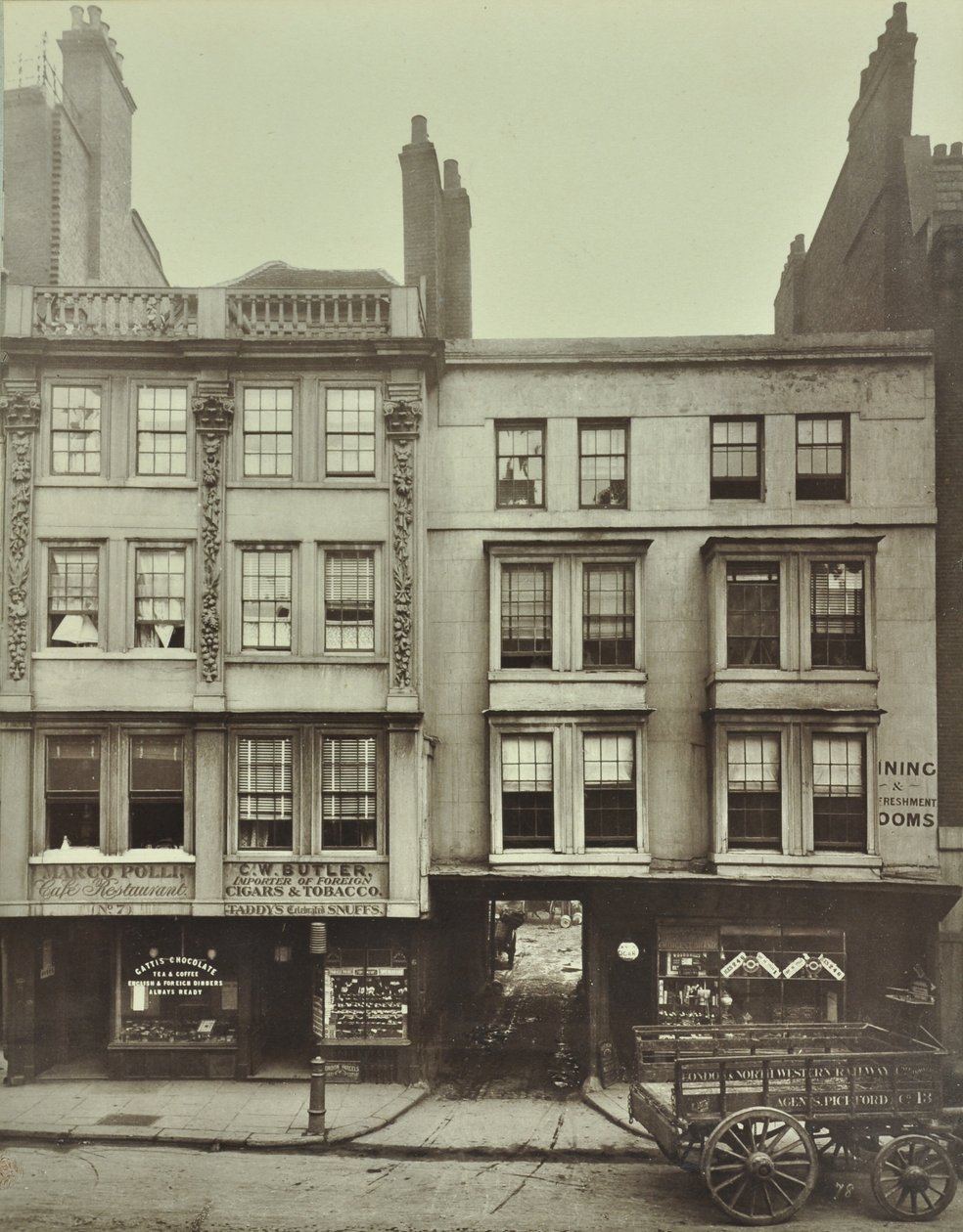 5-7 Aldgate, Londýn, 1883 od English Photographer