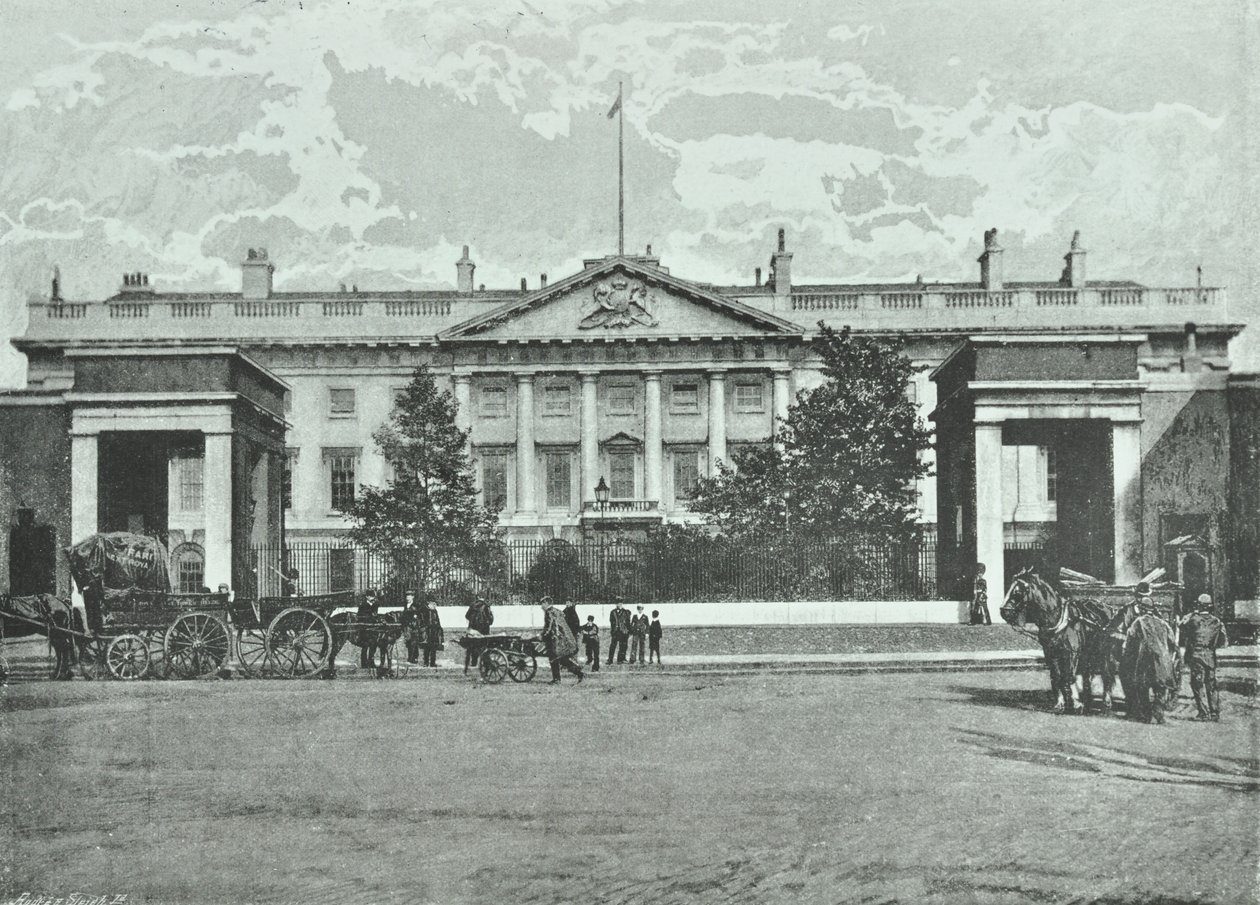 Královská mincovna, Tower Hill, 1890 od English Photographer