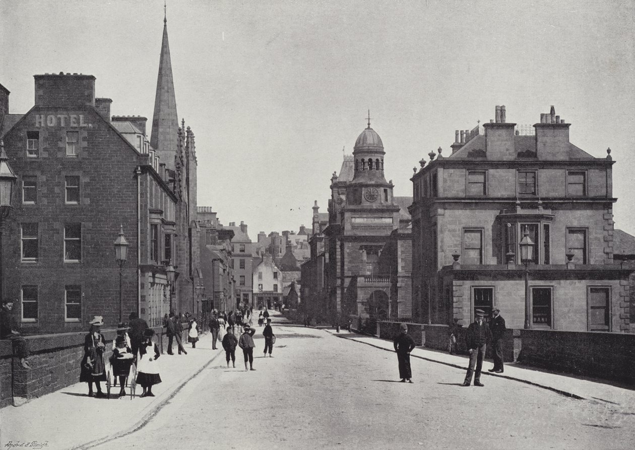 Wick, Bridge Street od English Photographer