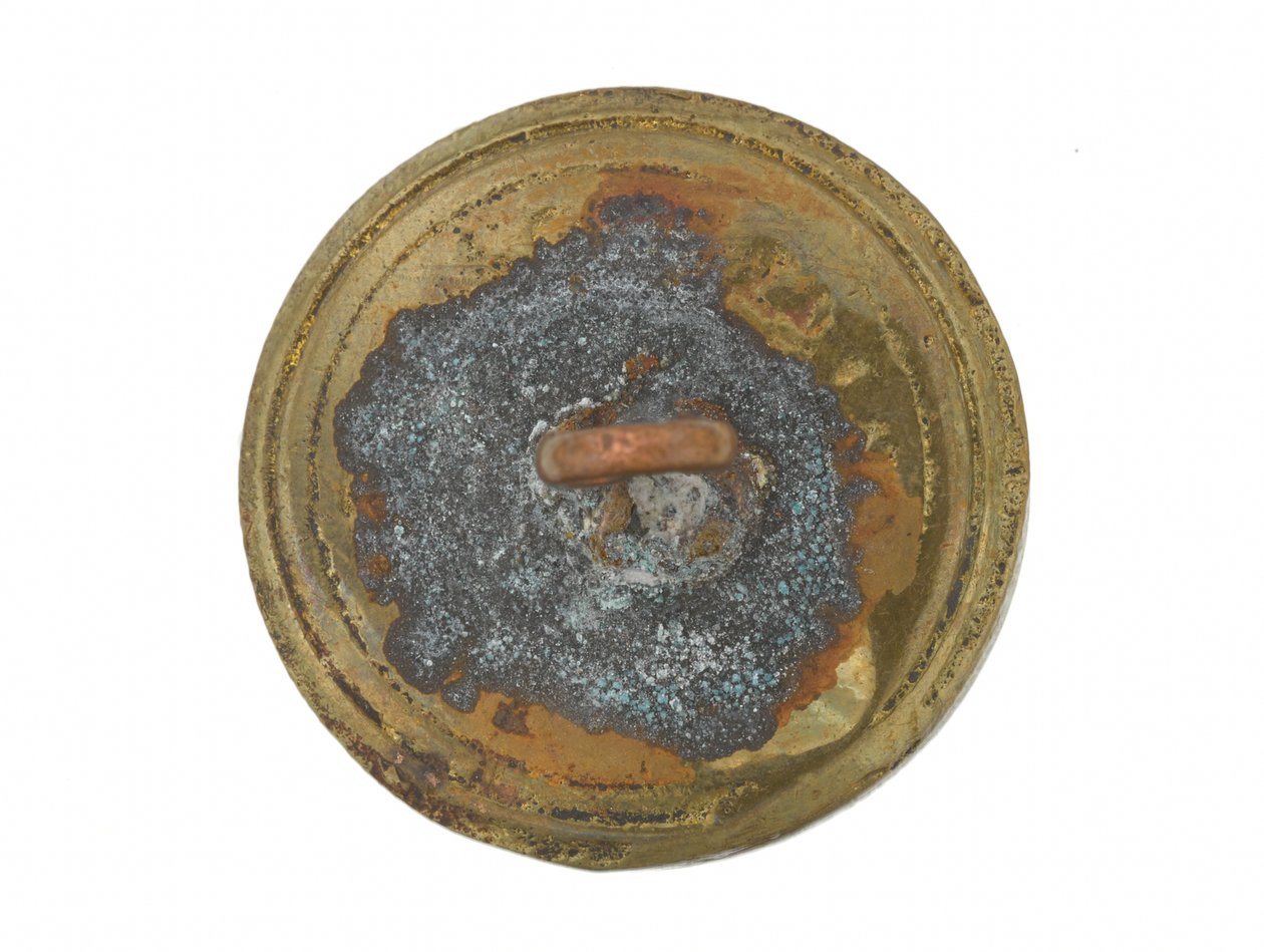 Button, pušky Bombay Volunteer Rifle, před rokem 1901 od English School