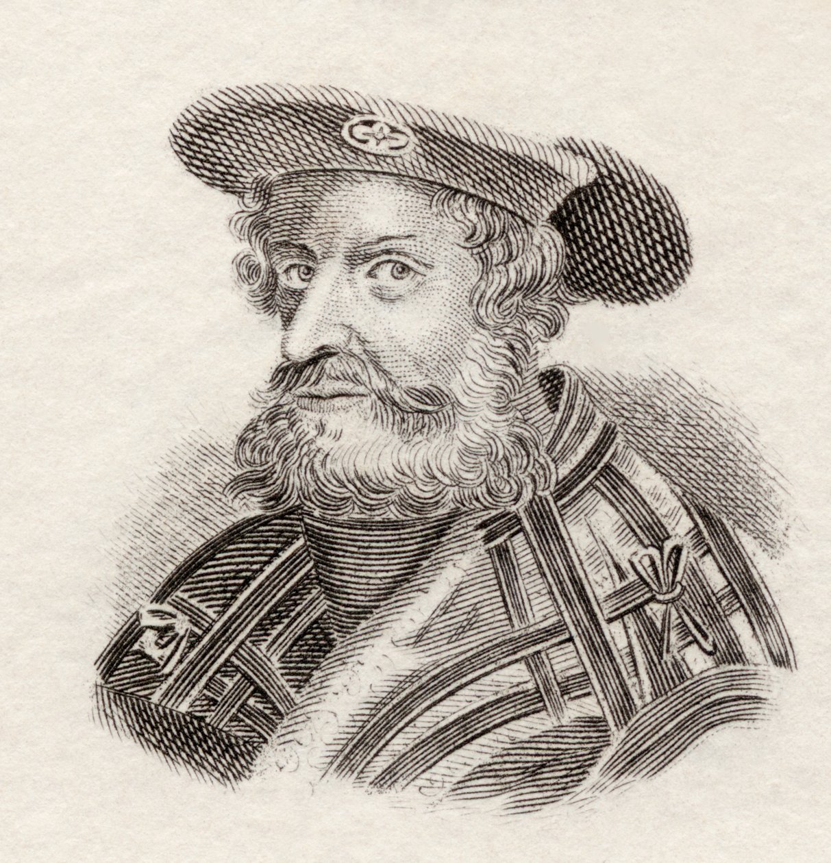 Claudius Ptolemaeus, nebo Ptolemaios, 1825 (rytina) od English School